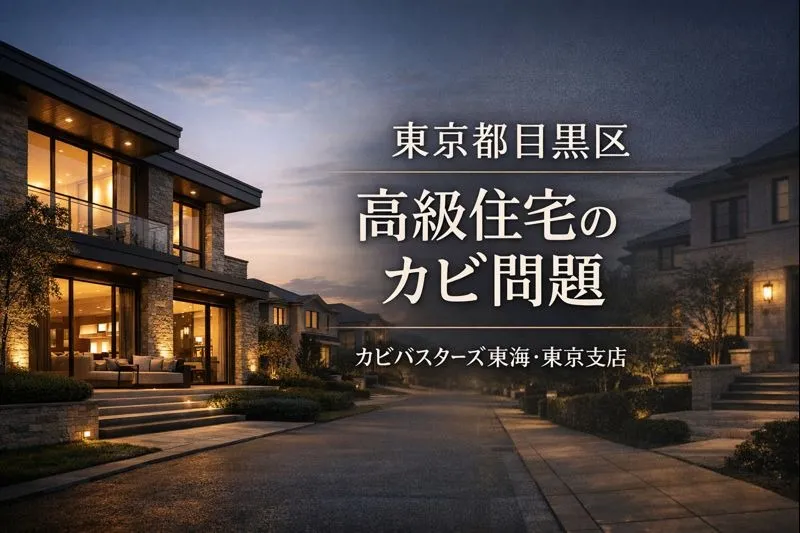 【東京都目黒区｜高級住宅のカビ問題が増加中】見えない湿気・結露が資産価値を下げる前に｜カビバスターズ東海・東京支店